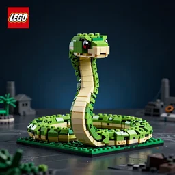 lego snake figure
