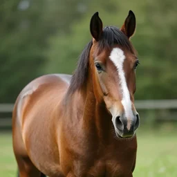 a very beautiful horse
