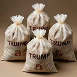trump as six pounds of shit in three pound bag