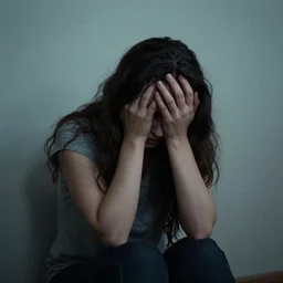 the silence that comes from internal suffering