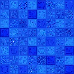 Minecraft blue lava textures pack, 4k detailed, very very well detailed image