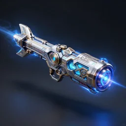 magitech sci fi energy weapon of unknown tribal design