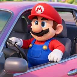 wario as a shady car salesman, realistic, 4 k, hd.