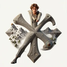 cross between mountain and jonah hill :, dynamic, particulate, intricate, elegant, highly detailed, centered, artstation, smooth, sharp focus, octane render