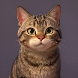 tabby cat in pixar movie, digital painting by Mario Testino, Stanley Artgerm Lau, WLOP, Andrei Riabovitchev, photorealist style, masterpiece, trending on artstation