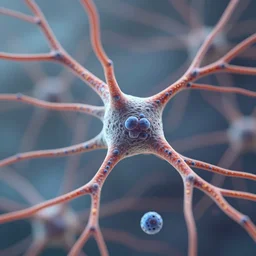 tilt shift, cells, neurons, membranes,  ultra detailed