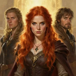 the elder scrolls vi, charismatic rugged female redhead breton mage portrait, illustration, rim light, top light, perfectly shaded, golden hour, epic, intricate, soft painting, art by leesha hannigan, ross tran, thierry doizon, kai carpenter, ignacio fernandez rios