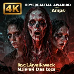 hyperrealist horror poster, photo realistic, dynamic lighting, artstation, poster, volumetric lighting, very detailed faces, 4 k, award winning