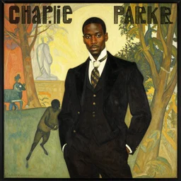 charlie parker by hieronymus bosch alphonse mucha