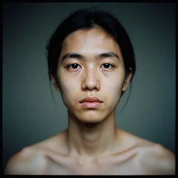 a 35 mm analog portrait photo of a lost person, cinematic lighting, award winning, masterpiece