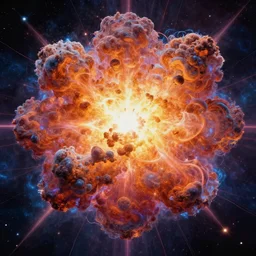 thermonuclear happiness explosion of joy and wonder, psychedelic, quantum, cosmic