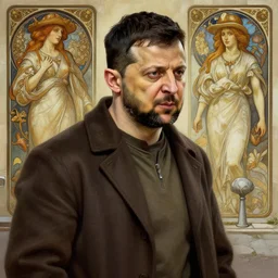 jewish begger on a street as zelensky character, intricate, highly detailed, digital painting, artstation, concept art, wallpaper, smooth, sharp focus, illustration, art by artgerm and greg rutkowski and alphonse mucha