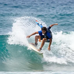 a surfer fighting a shark. photographic, photography