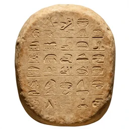ancient cuneiform language on an ancient tablet