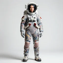 hyperrealistic portrait of a woman monster astronaut, full body portrait, well lit, intricate abstract. gucci style, intricate artwork, by tooth wu, wlop, beeple. in the style of jin kagetsu, by ruan jia and artgerm and range murata and wlop and ross tran and william - adolphe bouguereau and beeple. key art. fantasy illustration. award winning, artstation, intricate details, realistic, hyperdetailed, 8 k resolution.