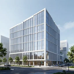 a corporate plaza by thomas kincade