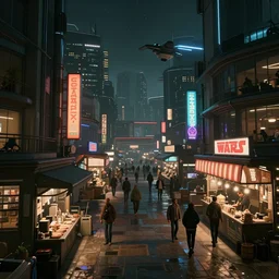 night city, beautiful, cyberpunk 2 0 7 7, star citizen, star wars, market, beautiful