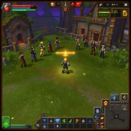 screenshot of a runescape drop party
