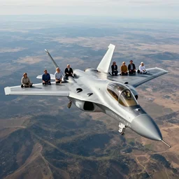 fighter jet flying over vast landscape by chiara bautista and karl kopinski and kim jung giu and weta studio, and lucasfilm and jesper ejsing and norman rockwell greg rutkowski frank frazzeta