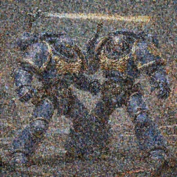 a zeroing attacking a Terran marine, StarCraft 2, trending on art station, fantasy, smooth