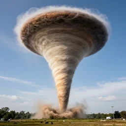 A massive donut tornado