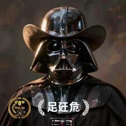Darth Vader in a cowboy hat