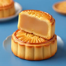 mooncake being eaten at a mid-autumn festival