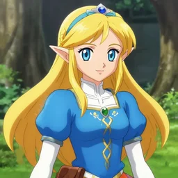 princess zelda drawn by ufotable studio