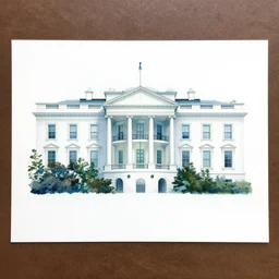 white house analytic drawing