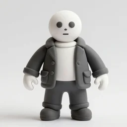 Ghost rider clay figure 4k detail