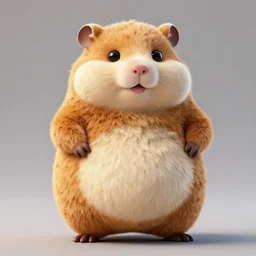 obese fat belly fatty anthropomorphic furry hamster mascot costume, 8 k, hd, highly detailed, octane render
