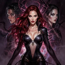 symmetry!! gantz portrait of megan fox as mystique, unholy, intricate, highly detailed, dynamic lighting, digital art, digital painting, artstation, terence nielsen, sharp focus, illustration, art by artgerm and greg rutkowski and moebius, 8 k