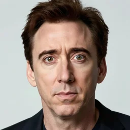 nicholas cage with googly eyes, realistic, 4 k