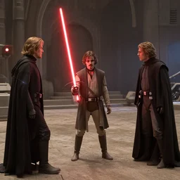 scene from a star wars movie by mark ryden