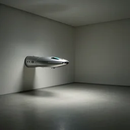 teleportation machine in an empty room, with the feeling of being completely alone in the world by beeple and nick knight