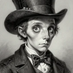 The Madhatter, digital painting, lots of details, extremely detailed, 4k, intricate, brush strokes, Artgerm, Bastien Lecouffe-Deharme, Chiho Aoshima