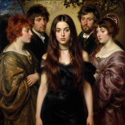 a beautiful painting of olivia rodrigo by john everett millais and dante gabriel rossetti and john collier and john william waterhouse, preraphaelite, detailed, trending on artstation, hd, masterpiece