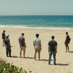 Screenshot from Watchdogs at the beach