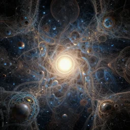 a scene beyond space and time. endless wonder, intricate, highly detailed, creative