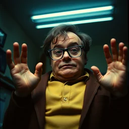 todd solondz stars in the tenant by roman polanski and andrzej zulawski, glasses, scared, seventies film