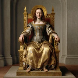 renaissaince art of a throne