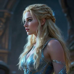 masterpiece side profile concept art, beautiful jennifer lawrence as a sorcerer, realistic, hdr, dynamic lighting, hearthstone, warcraft, highly detailed, luminescent, by ilya kuvshinov, magali villeneuve, jeremy lipkin, michael garmash, rob rey, artgerm, artstation