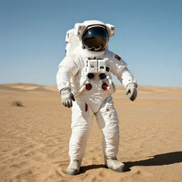 an astronaut in the desert by robert mccall