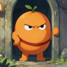The Annoying Orange trapped in Yharnam