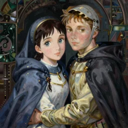 anime rooney mara as joan of arc, intricate oil painting by greg rutkowski, trending on artstation