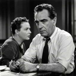 Old Black And White Crime Movie, HD