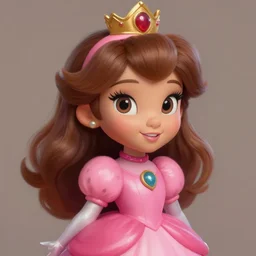 cute princess daisy from super mario as realistic brunette human character art portrait, matte fantasy painting, deviantart artstation, by jason felix by steve argyle by tyler jacobson by peter mohrbacher, cinema c 9. 0