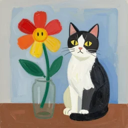 picasso flower in cat
