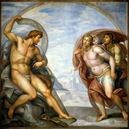 The Creation Of Adam, painted by Michelangelo, 1512