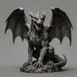 imp gargoyle, imps resemble living stone statues of gangly winged gargoyles by beksinski, dark tone, gritty, fanged imp, full body concept, stone texture, beksinski, ruan jia, moebius, lois van baarle, dark soul concept art